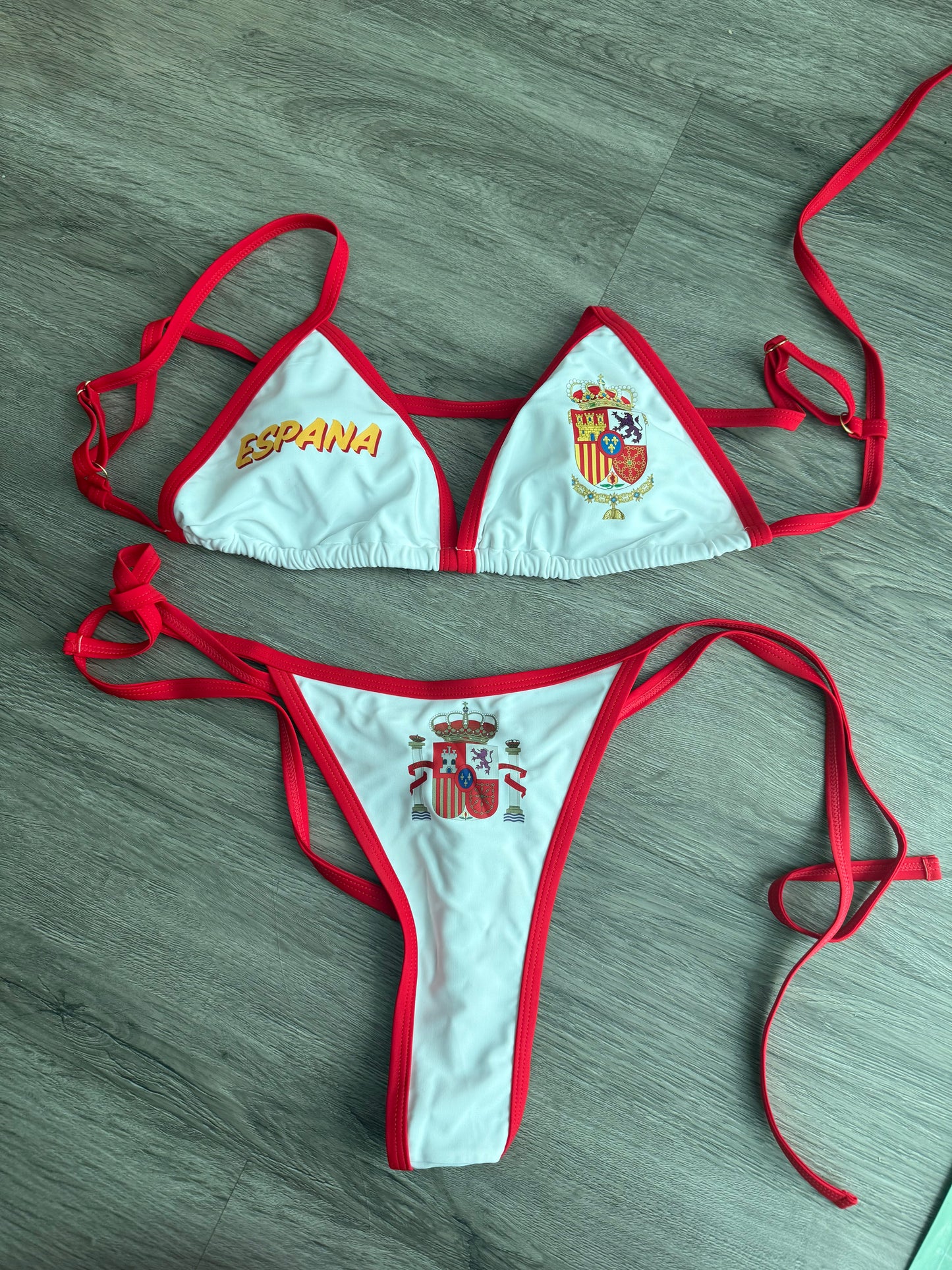 34 Area Codes Bikini Top