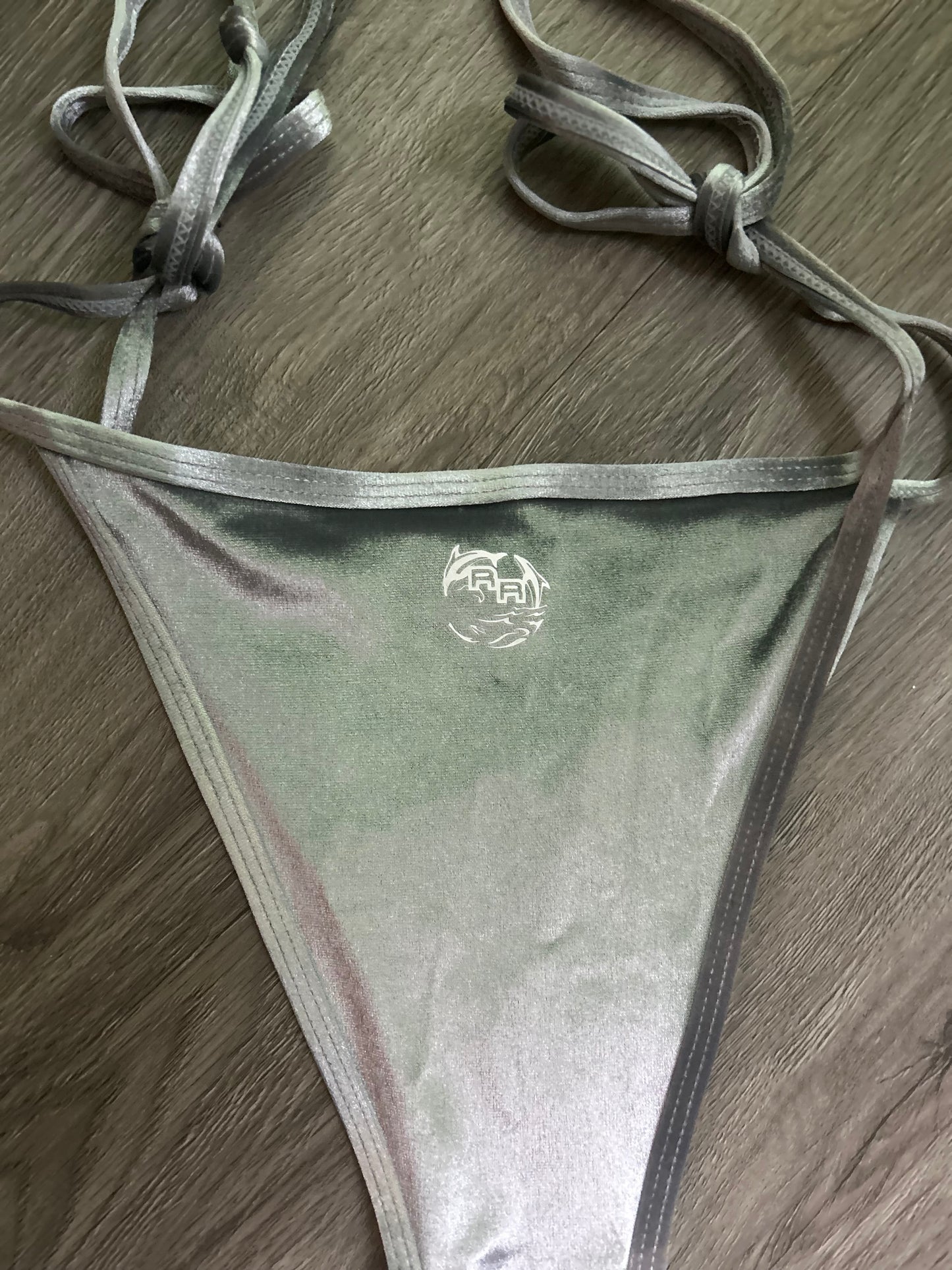 Silver Beach Bikini Bottoms