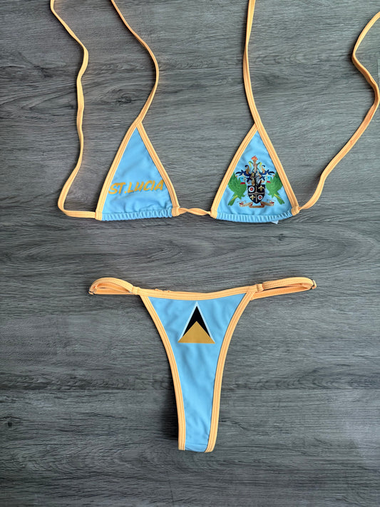 758 Area Codes Bikini Top